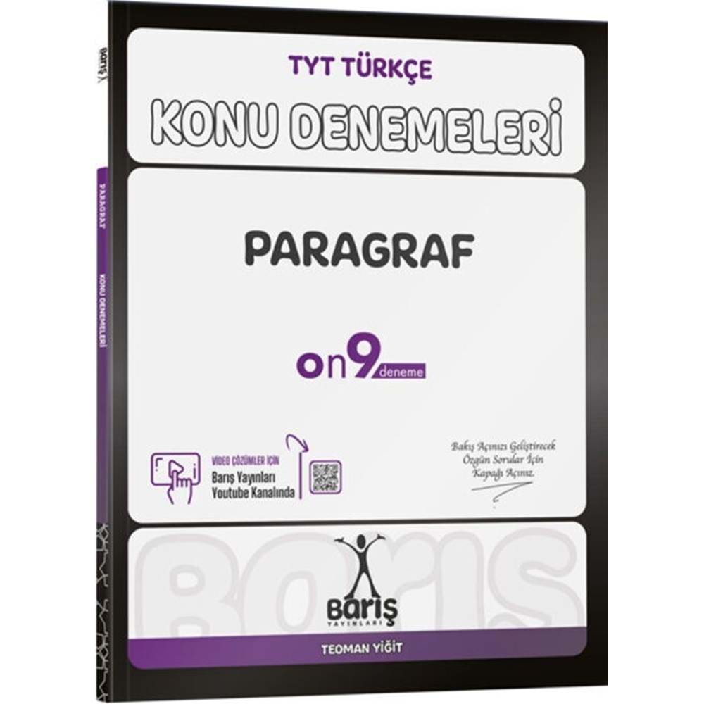 Barış Yayınları TYT Türkçe Paragraf Konu Denemeleri