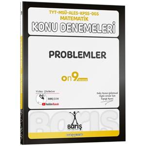 Barış Yayınları TYT MSÜ ALES KPSS DGS Matematik Problemler Konu Denemeleri