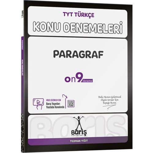Barış Yayınları TYT Türkçe Paragraf Konu Denemeleri