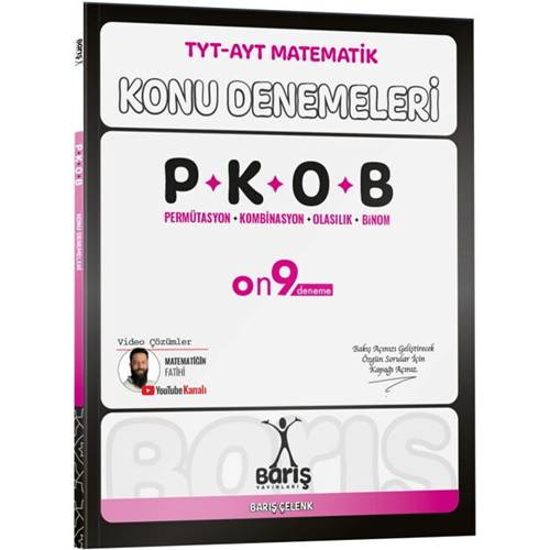 Barış Yayınları TYT-AYT Matematik PKOB Konu Denemeleri
