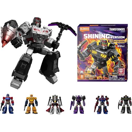 Blokees Transformers Galaxy Shining Version 03 Shattered Universe Action Figure Model Kit Blind Box