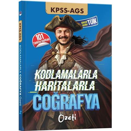Zeduva Yayınları KPSS AGS Kodlamalarla Haritalarla Coğrafya Özeti Cep Kitabı