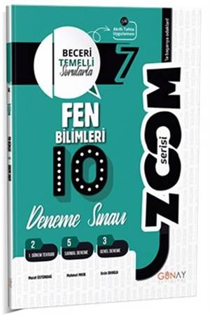 7. Sınıf Zoom Serisi Fen Bilimleri 10`lu Deneme Sınavı