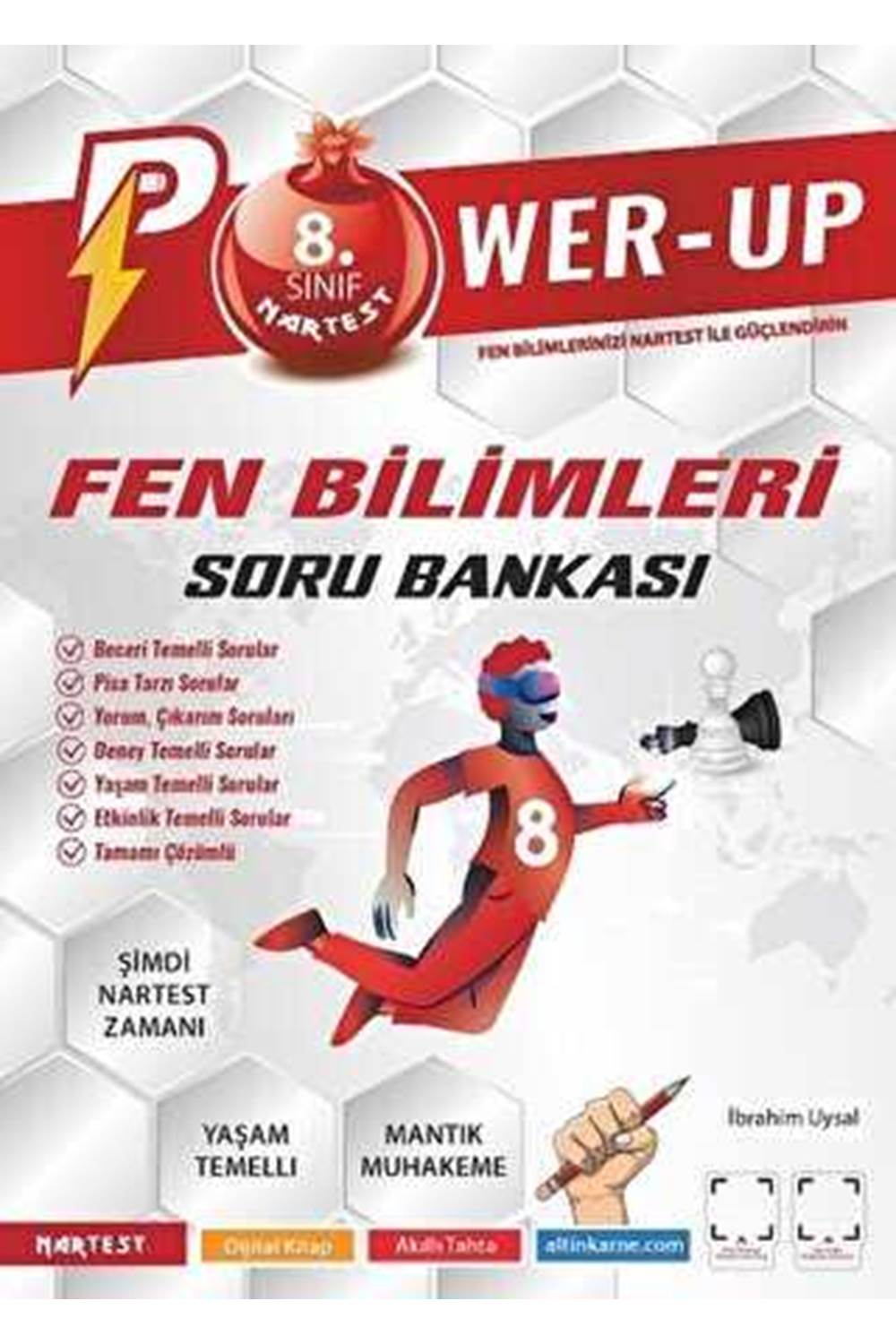 Nartest Yayınevi 8. Sınıf Power-Up Fen Bilimleri Soru Bankası