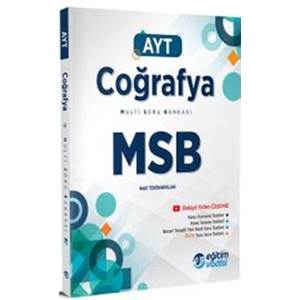 Eğitim Vadisi AYT Coğrafya Multi Soru Bankası (MSB)