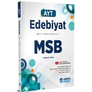 Eğitim Vadisi Yayınları AYT Edebiyat Multi Soru Bankası MSB