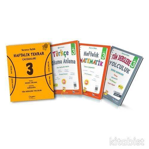 Üçgen Yayınları 3. Sınıf Turuncu Üçlük Haftalık Tekrar Seti