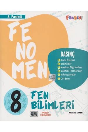 FENOMEN 8 FEN BİLİMLERİ 3.FASİKÜL (BASINÇ)