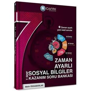 Çanta 7. Sınıf Sosyal Bilgiler Zaman Ayarlı Kazanım Soru Bankası