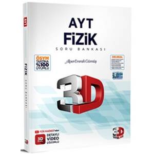 3D Yayınları AYT Fizik Tamamı Video Çözümlü Soru Bankası