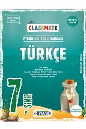Okyanus 7. Sınıf Classmate Türkçe Soru Bankası