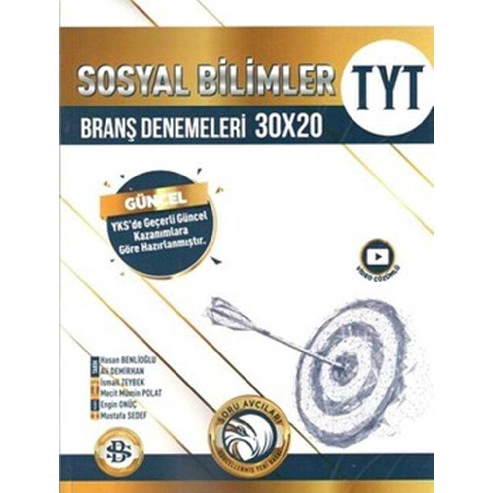 Bilgi Sarmal Yayınları TYT Sosyal Bilimler 30 x 20 Branş Denemeleri