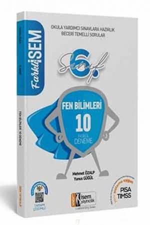İsem Yayınları 6. Sınıf Fen Bilimleri 10 Deneme Sınavı