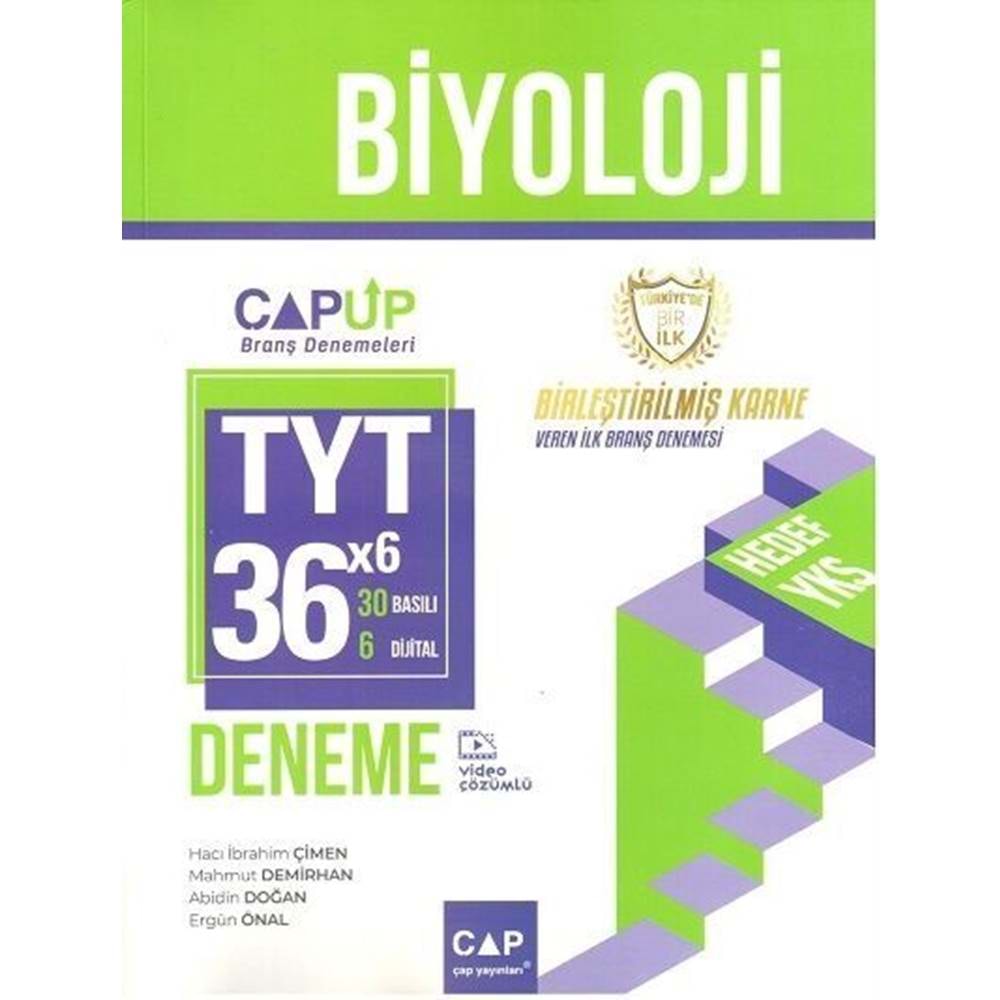 Çap Yayınları TYT Biyoloji 30 x 6 Up Deneme