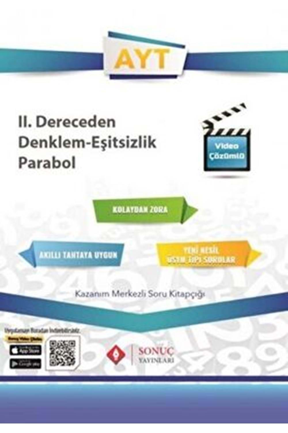 Sonuç Yayınları AYT II.Dereceden Denklemler-Eşitsizlik Parabol