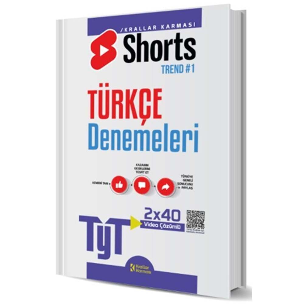 KRALLAR KARMASI TYT SHORTS DENEME TÜRKÇE - 2023