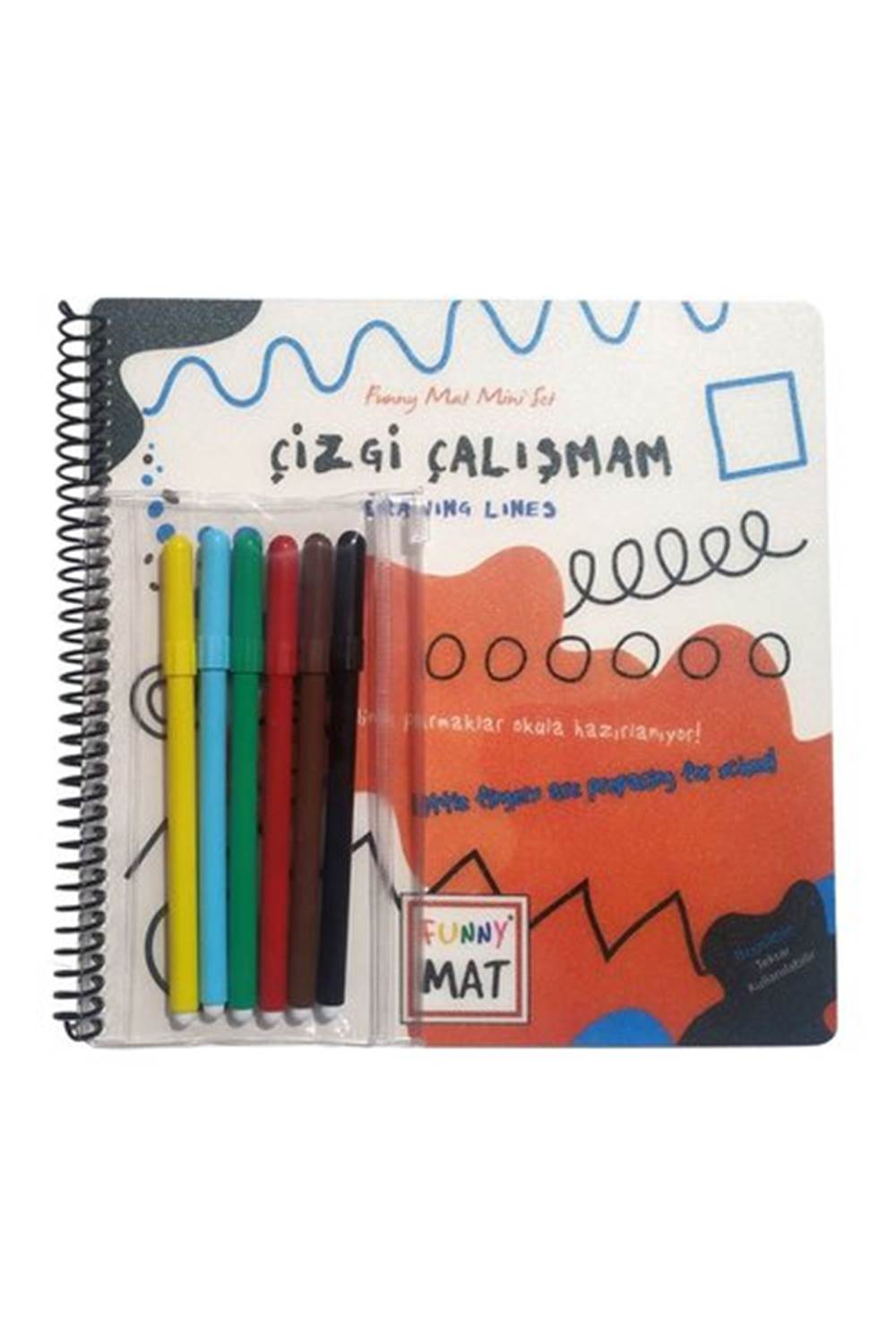Çizgi Çalışmam - Funny Mat Mini Set (Aktivite Seti)