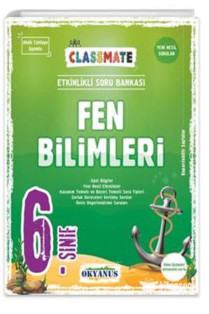 Okyanus 6. Sınıf Classmate Fen Bilimleri Soru Bankası