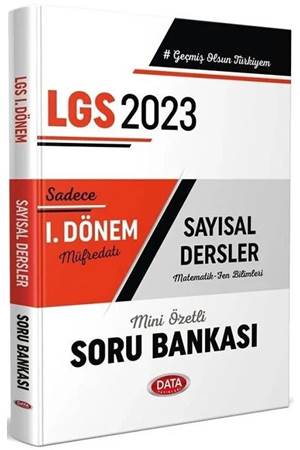 Data 8. Sınıf LGS Sayısal Dersler 1. Dönem Soru Bankası
