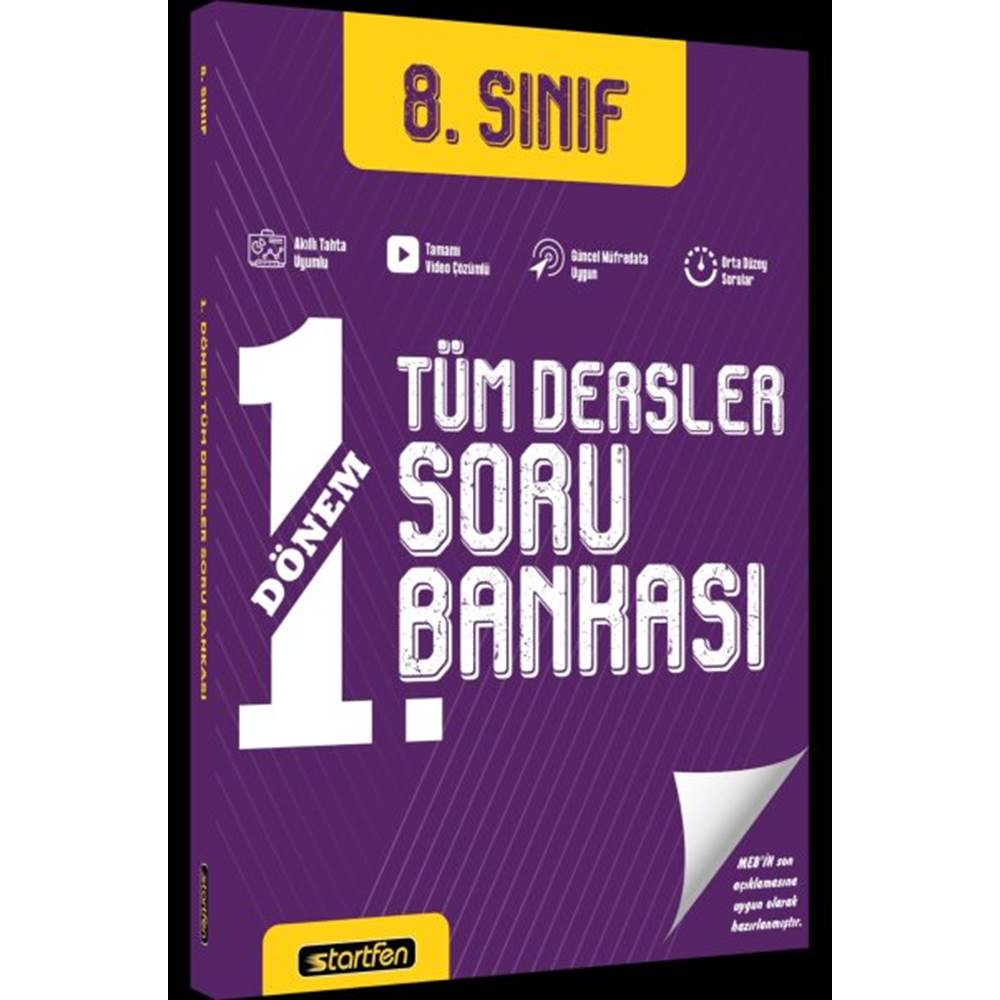 8. SINIF 1. DÖNEM TÜM DERSLER SORU BANKASI