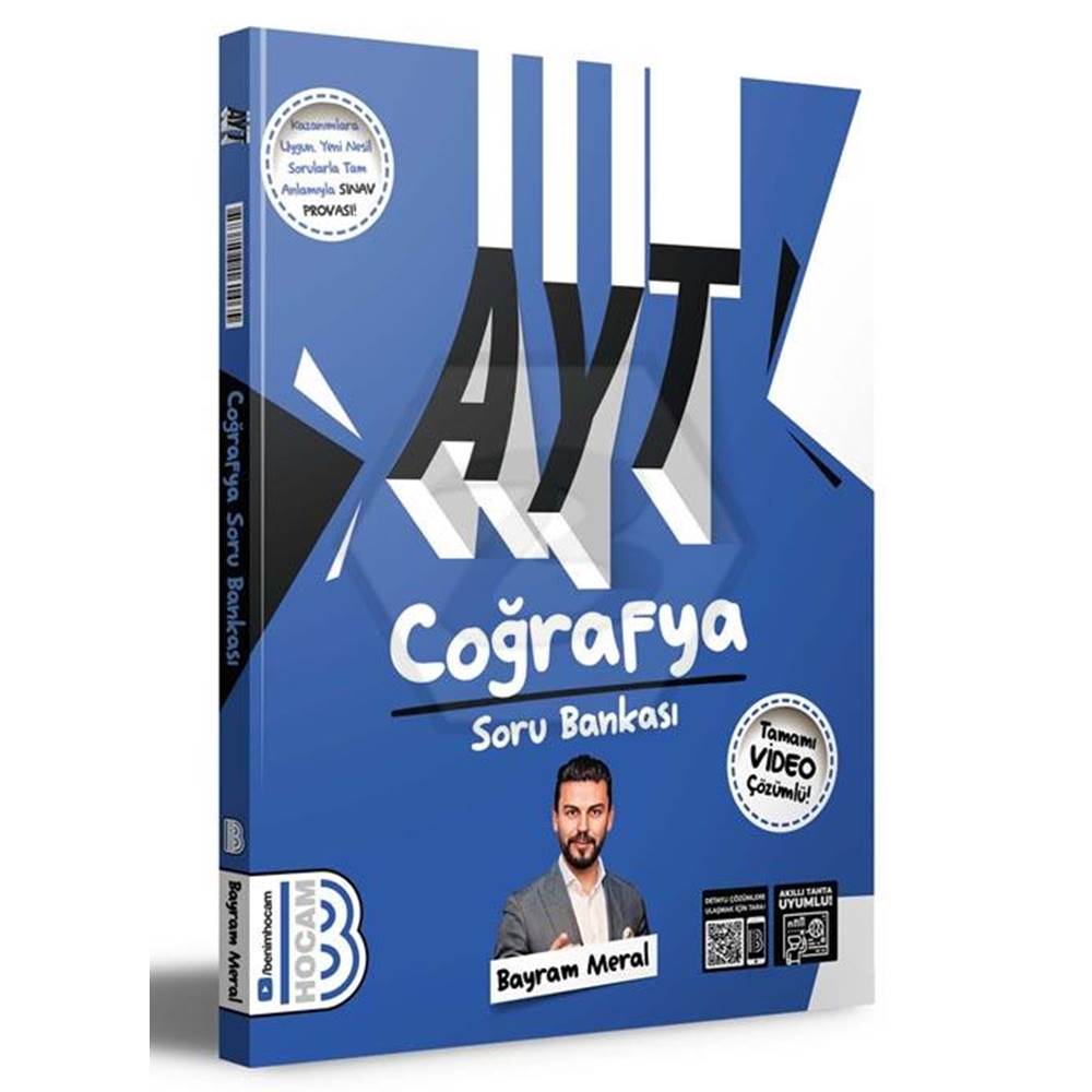 Benim Hocam AYT Coğrafya Tamamı Video Çözümlü Soru Bankası