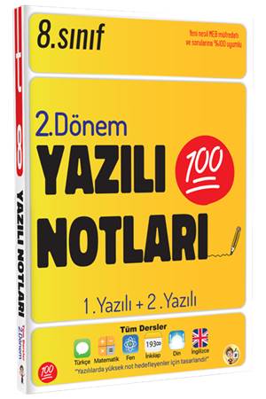 Tonguç 8. Sınıf Yazılı Notları 2. Dönem 1 ve 2. Yazılı