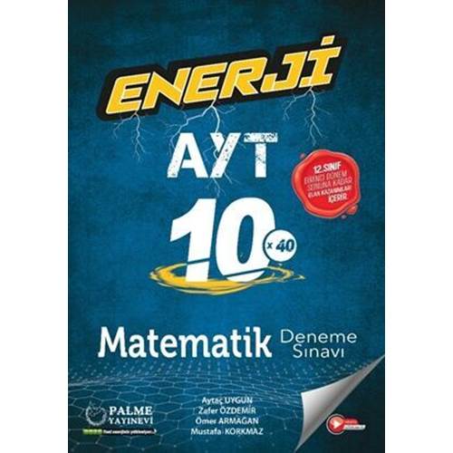 PALME YKS 1.DÖNEM AYT ENERJİ MATEMATİK 10 X 40 DENEME SINAVI
