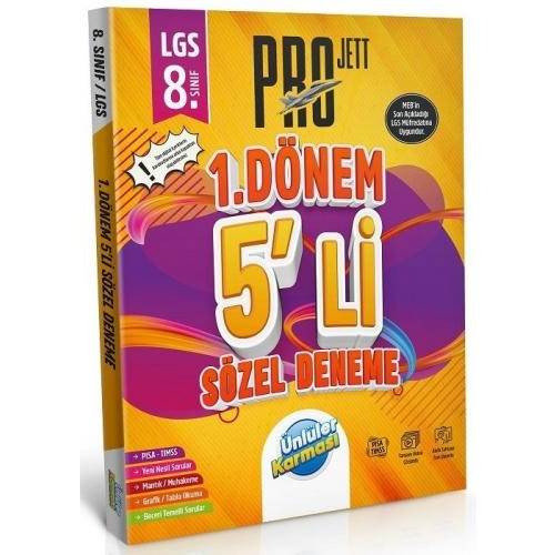 Ünlüler Karması 8. Sınıf LGS 1. Dönem Sözel Pro JETT 5 Deneme