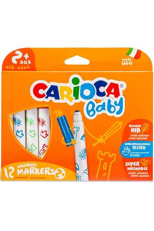 CARIOCA KEÇELİ BOYA JUMBO YIKNABİLİR 12 Lİ 42814