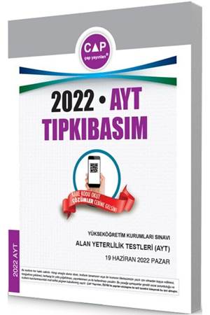 ÇAP YKS AYT TIPKI BASIM 2022