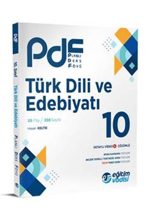 Eğitim Vadisi Yayınları 10. Sınıf Türk Dili Ve Edebiyatı PDF Planlı Ders Föyü