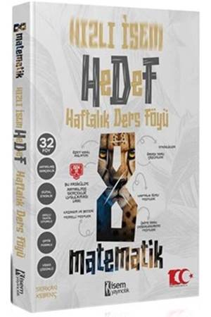 İsem 8. Sınıf Hızlı İsem Matematik Haftalık Ders Föyü