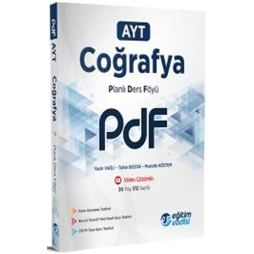 E.VADİSİ AYT PDF COGRAFYA (24-25)