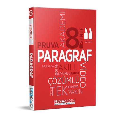Pruva Akademi 8. Sınıf Pruva Paragraf Soru Bankası