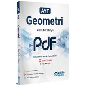 E.VADİSİ 2023 AYT (PDF) GEOMETRI