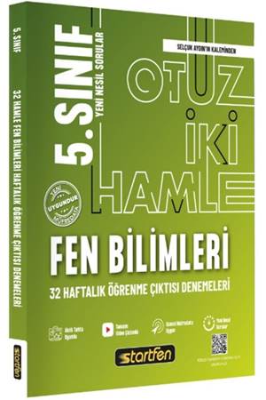 Startfen 5. Sınıf 32 Hamle Fen Bilimleri Haftalık Kazanım Denemeleri