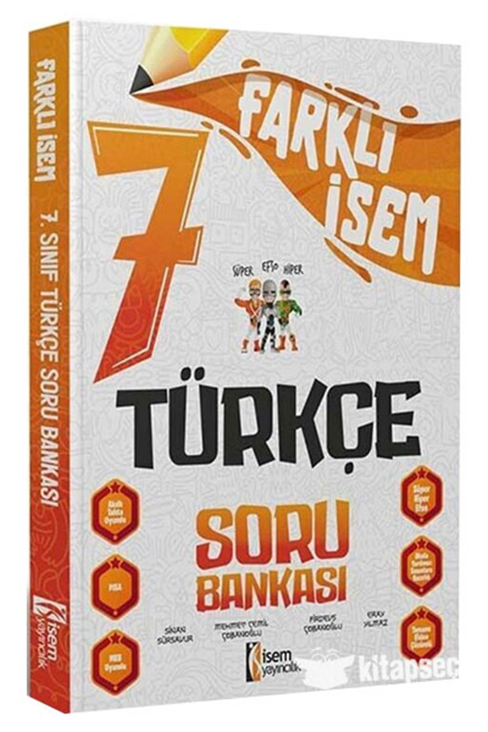 7. Sınıf Farklı İsem Türkçe Soru Bankası İsem Yayınları