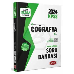 Data Yayınları 2024 KPSS Coğrafya Ultra Serisi A dan Z ye Soru Bankası