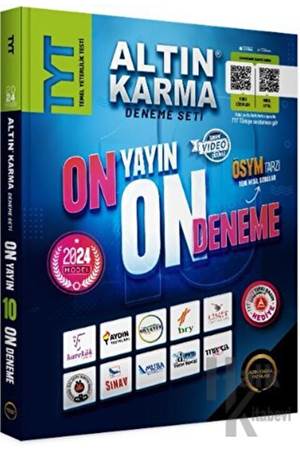 Altın Karma 2024 TYT ON Yayın ON Farklı Deneme