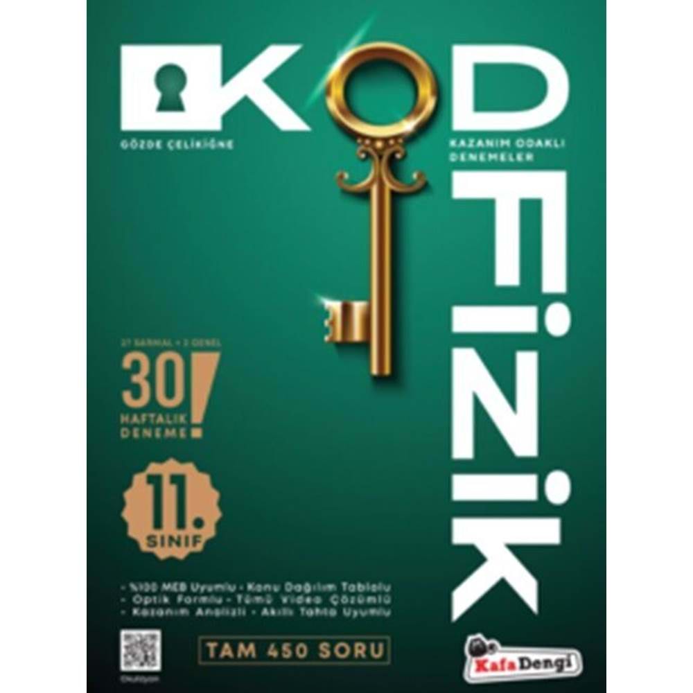 KafaDengi 11. Sınıf KOD Fizik Haftalık Sarmal Deneme