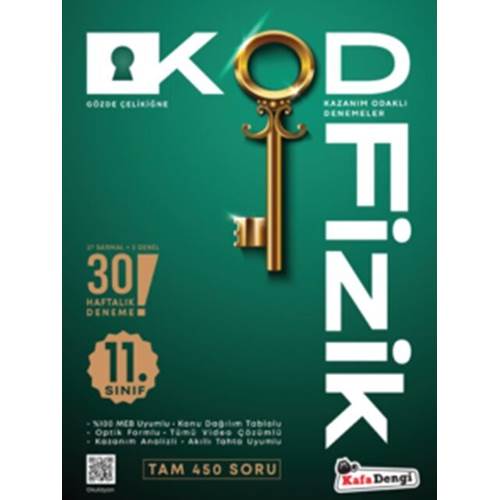 KafaDengi 11. Sınıf KOD Fizik Haftalık Sarmal Deneme