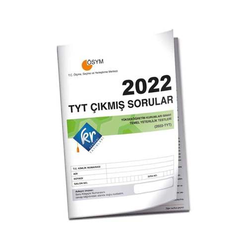 2022 TYT Çıkmış Sorular Tıpkı Basım Kitapçığı KR Akademi