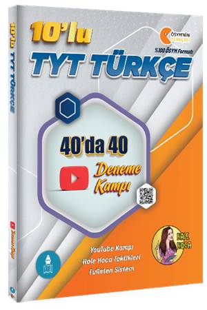 Gezgin Türkçe Hale Hoca 10'lu TYT Türkçe 40'ta 40 Deneme Kampı