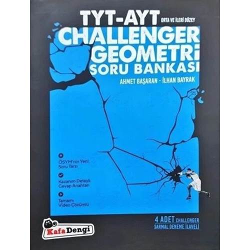 Kafadengi TYT Challenger Geometri Soru Bankası (Tümü Video Çözümlü)