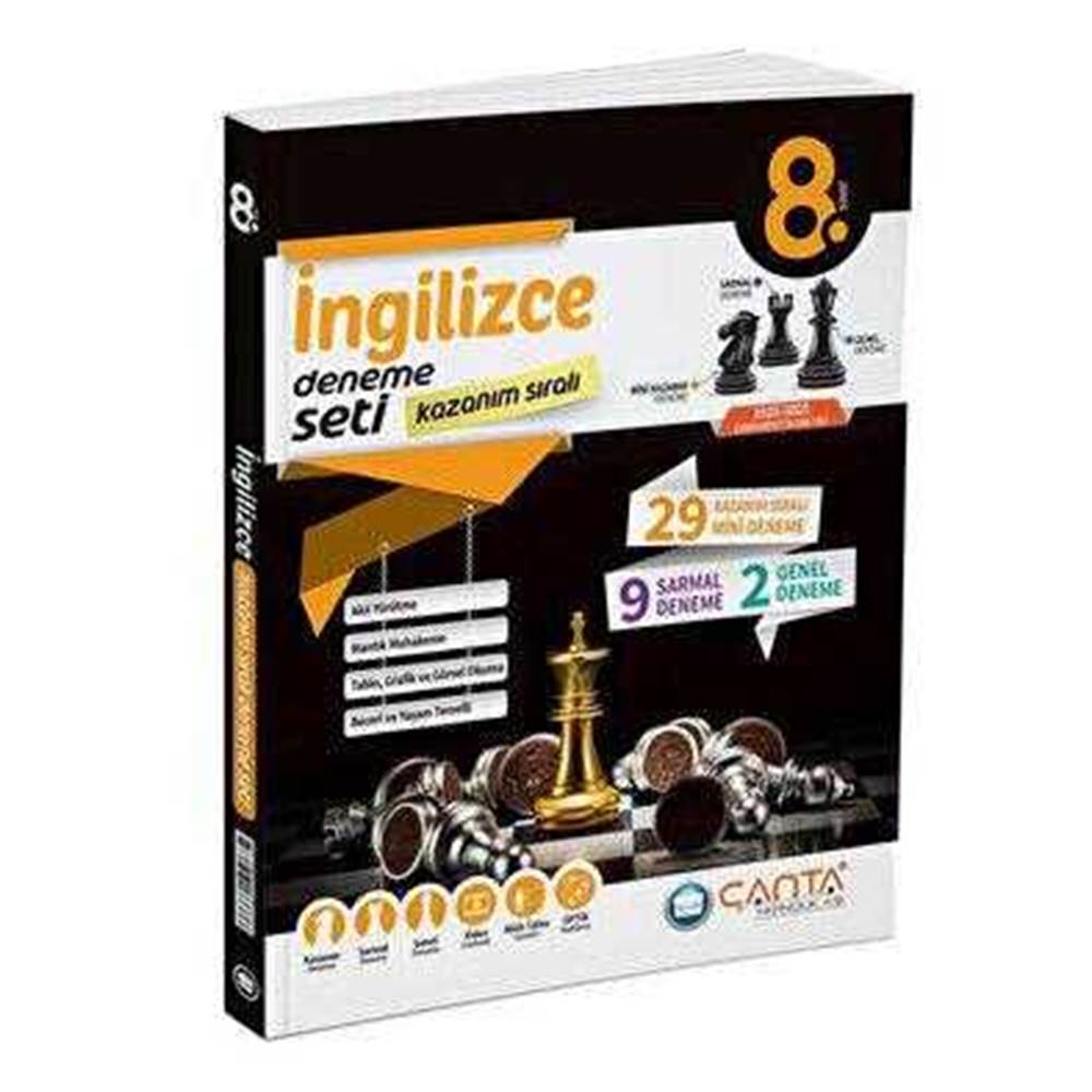 Çanta 8. Sınıf İngilizce Kazanım Sıralı Deneme Seti