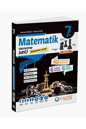 Çanta 7. Sınıf Matematik Kazanım Sıralı Deneme Seti