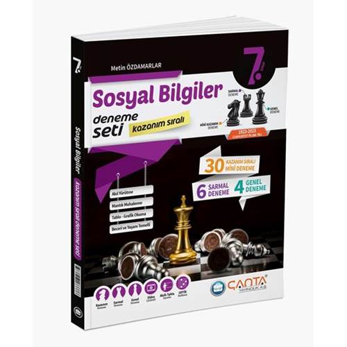 Çanta 7. Sınıf Sosyal Bilgiler Kazanım Sıralı Deneme Seti