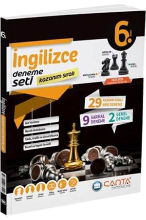 Çanta Yayınları 6. Sınıf İngilizce Kazanım Sıralı Deneme Seti