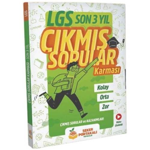 Şeker Portakalı Yayıncılık 8. Sınıf LGS Son 3 Yıl Çıkmış Sorular Karması