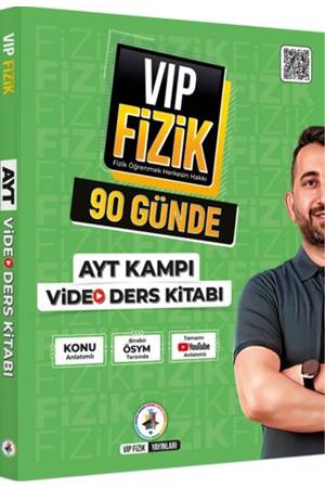 Vip Fizik Yayınları Vip Fizik 90 Günde AYT Kampı Video Ders Kitabı